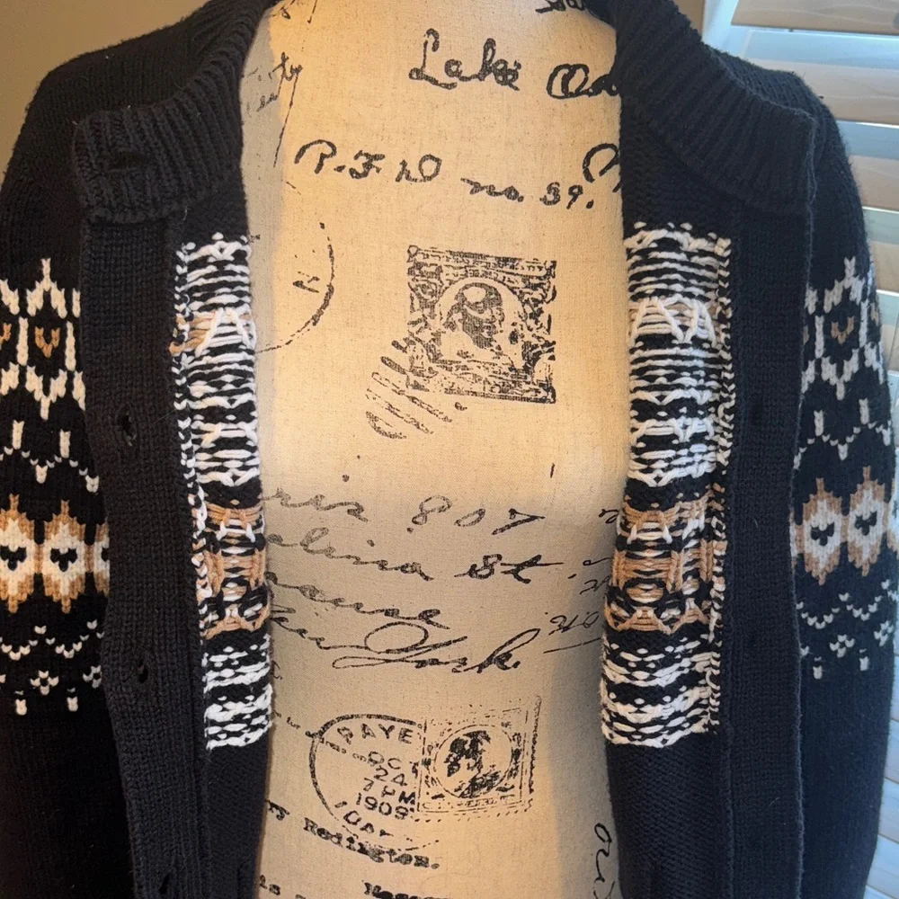 LOFT by Ann Taylor Patterned Cardigan - Picture 3 of 10